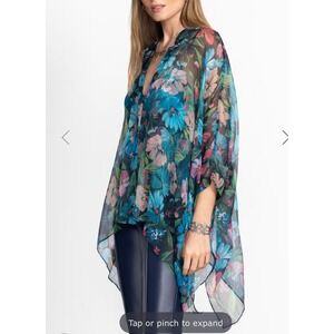 Johnny Was Jade KATIA OVERSIZED BLOUSE